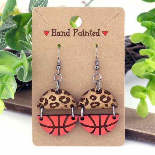 basketball earrings