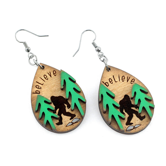 bigfoot earrings