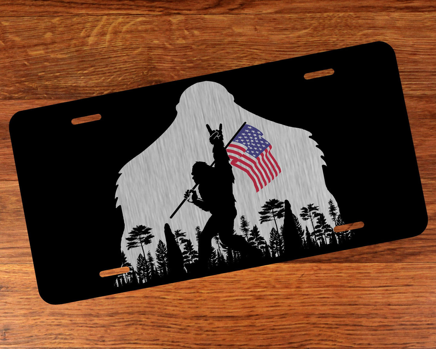 bigfoot front license plate