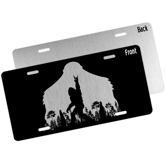 bigfoot license plate