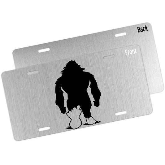 bigfoot license plate