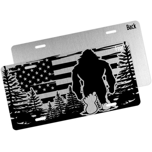 bigfoot license plate