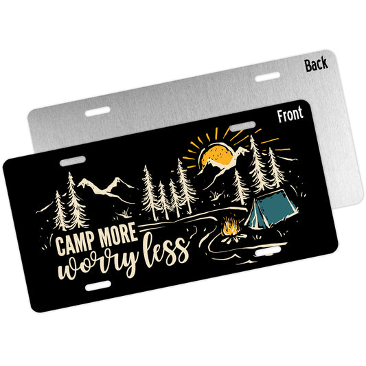 camping license plate