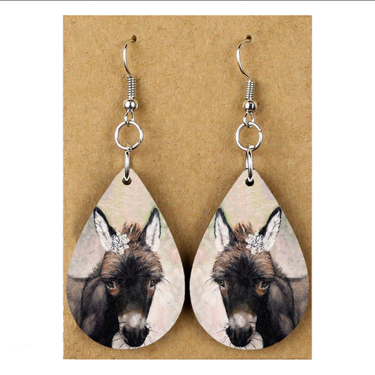 donkey earrings