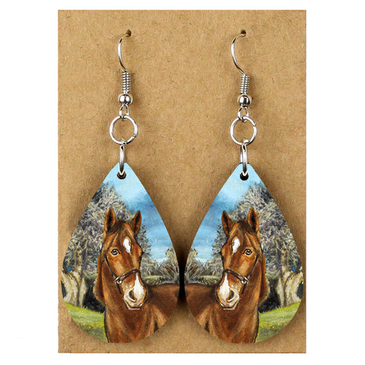 horse earrings