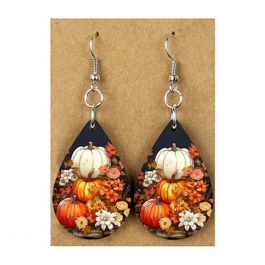 pumpkin earrings