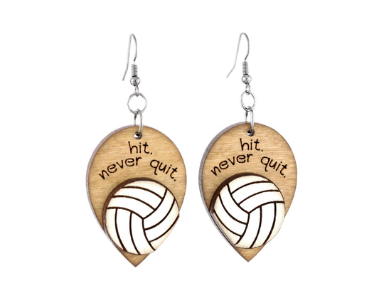 volleyball earrings