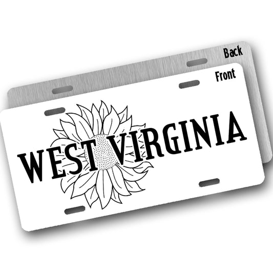 west virginia front license plate