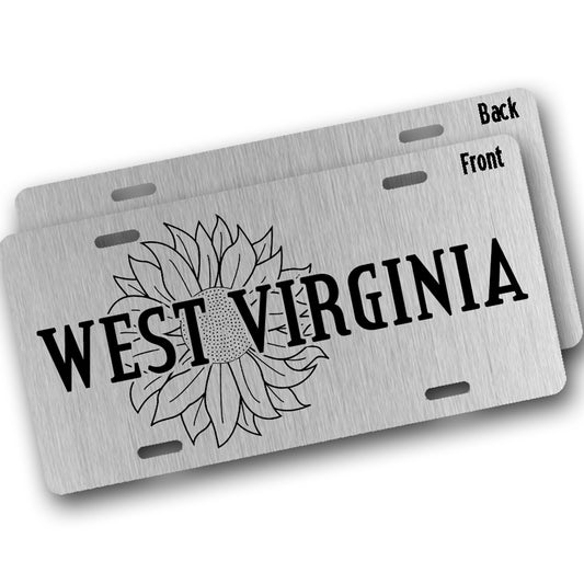 west virginia front license plate